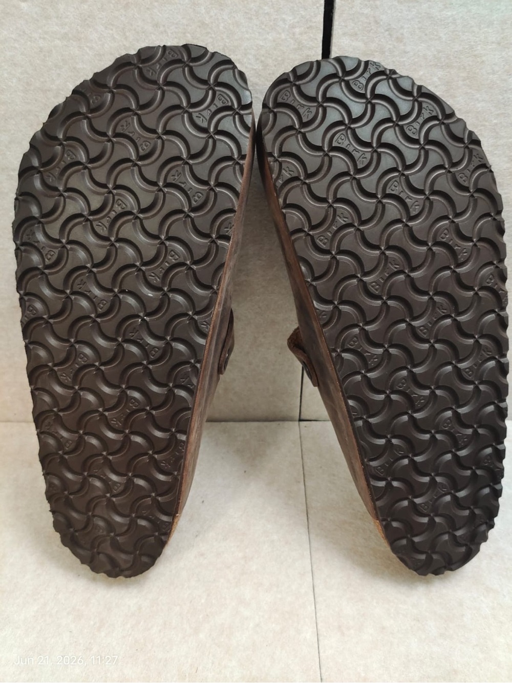 NWOB Birkenstock Boston Oiled Leather Soft Footbed Habana Shoes Men’s Sz 11 - Picture 5 of 5